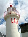 Le phare de Lacroix, sur la corniche de Concarneau.
